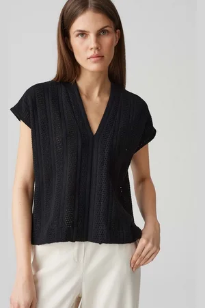 Opus Kurzarmshirt SANIELA Loose mit Lochstrickoptik SANIELA Loose - Verkäufer: GmbH | someday GmbH