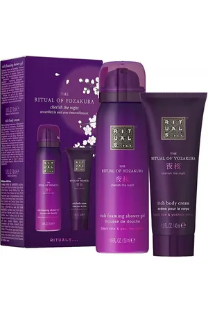 Rituals Pflege-Geschenkset The Ritual of Yozakura Mini Duo Bad & Körper – 90 ml, 2-tlg., Duschschaum & Körpercreme mit Kirschblüte & Litschi für unterwegs - Verkäufer: eCommerce GmbH