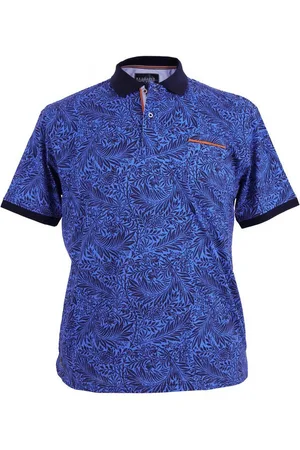 Redfield Poloshirt Printed Poloshirt in Herren-Übergrößen von - Verkäufer: Abraxas-online