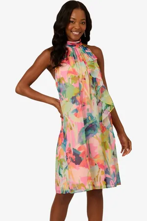 Adrianna Papell Etuikleid Halter Sheath Short Dress Urlaub, Brunch, Hochzeit, Anlass - Verkäufer: GoJungo GmbH