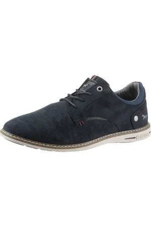 Mustang Schnürschuh, Freizeitschuh, Halbschuh, Schnürschuh mit Perforation