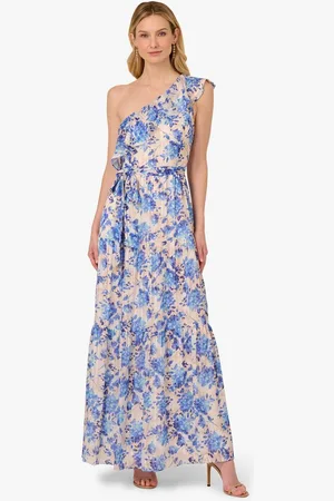 Adrianna Papell Abendkleid Satin Stripe Ankle Dress Hochzeit, Formell, Anlass, Cocktail - Verkäufer: GoJungo GmbH