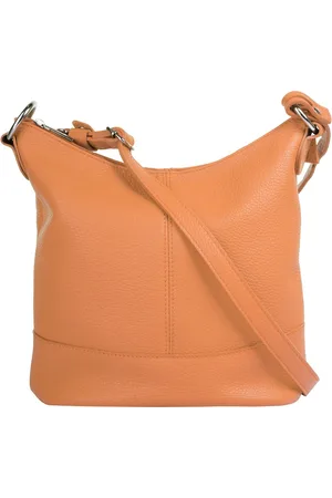 Cluty Umhängetasche, echt Leder, Made in Italy