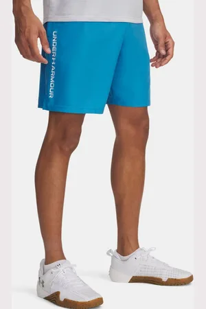 Under Armour Laufshorts UA TECH WOVEN WORDMARK SHORT OBSIDIAN/GREEN ABYSS/HTR/BLACK - Verkäufer: Sport Ehnert