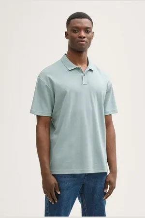 TOM TAILOR Poloshirt Relaxed Fit Poloshirt mit Waffelstruktur - Verkäufer: TOM TAILOR