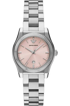 Emporio Armani Quarzuhr AR11658, Armbanduhr, Damenuhr, Edelstahlarmband, analog, Tag