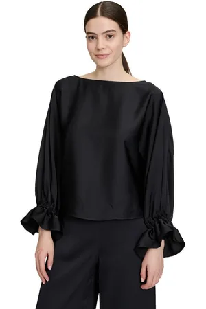 Vera Mont Satinbluse Satin-Bluse mit Fledermausärmeln