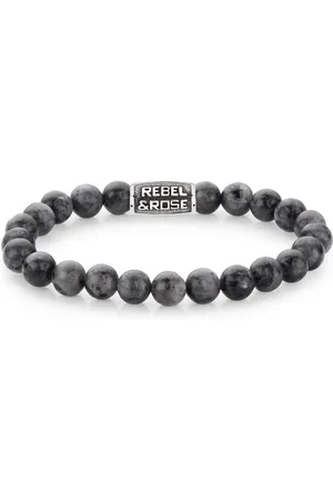 Rebel & Rose Edelstahlarmband Grey Seduction Vintage 8 mm - Verkäufer: uhrcenter