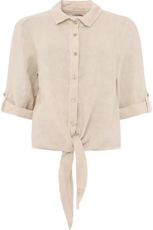 Zwillingsherz Klassische Bluse Leinenbluse in verschiedenen Farben Uni "Summer" - Verkäufer: Shop-accessoires