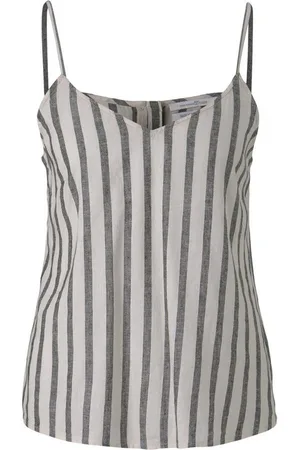 TOM TAILOR T-Shirt linen mix strap top - Verkäufer: Catwalk fashion