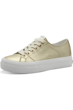 Tamaris Plateausneaker, Freizeitschuh, Halbschuh, Schnürschuh mit Logo an der Ferse
