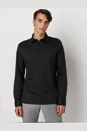 DESOTO Langarm-Poloshirt Essential Polo Kent 1/1 Mit Rundhalsausschnitt