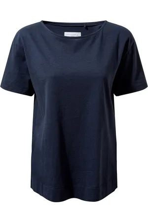 Craghoppers Kurzarmshirt - Salma Nosibotanical Leinen Damen T-Shirt, navy - Verkäufer: hive outdoor