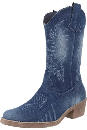 Ital-Design Feminine Cowboystiefel für jeden Anlass Westernstiefel (89376327) Blockabsatz Stiefel in - Verkäufer: