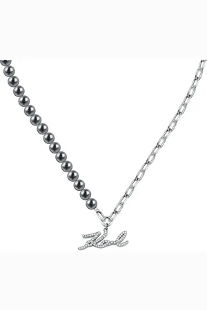 Karl Lagerfeld Collier Damen-Kette Edelstahl Kunstperle - Verkäufer: CHRIST Juweliere und Uhrmacher seit 1863 GmbH