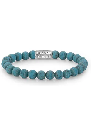 Rebel & Rose Edelstahlarmband Matt Turquoise Delight 8 mm - Verkäufer: uhrcenter