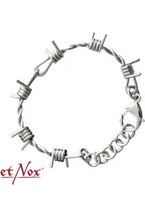 etNox Armkette Stacheldraht Armband: Edelstahl Schmuck von (Set, inkl. Schmuckbeutel) - Verkäufer: Order & Smile