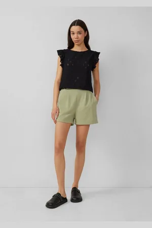 QS by s.Oliver Shorts Shorts aus Interlockjersey Zierknopf - Verkäufer: s.Oliver