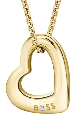 HUGO BOSS Kette mit Anhänger HONEY BOUNDLESS, Herz, 1580721, 1580722, mit Preciosa Crystal