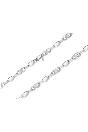 Silberkettenstore Kette mit Anhänger Plattenkette (Steigbügelkette) 8,5mm - 925 Silber, Länge wählbar - Verkäufer: silberketten-store