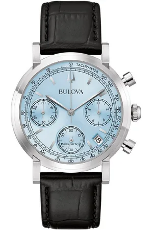BULOVA Quarzuhr Chronograph Classic Schwarz/Hellblau - Verkäufer: uhrcenter