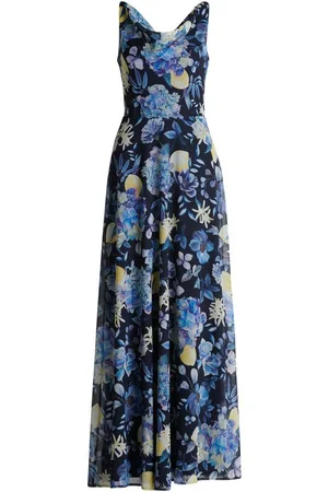 Vera Mont Cocktailkleid Cocktailkleid mit Wasserfallausschnitt Material