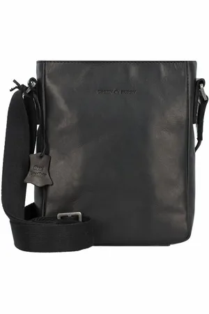 Greenburry Umhängetasche Pure Black, Leder - Verkäufer: WE LOVE BAGS