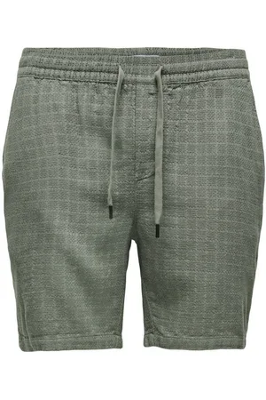 Only & Sons Sweatshorts Strukturierte Kurze Hose mit Kordelzug und Taschen ONSTEL LINEN LATHAM 0257 SHORTS NOOS - Verkäufer: ARIZONAS