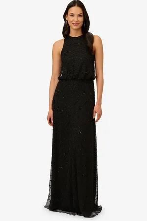 Adrianna Papell Abendkleid Beaded Halter Long Dress Abend, Cocktail, Formell, Hochzeit, Anlass - Verkäufer: GoJungo GmbH