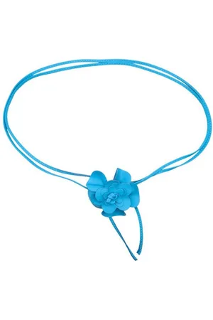 Alessandro Taillengürtel Blüte Lederband mit echt Leder Blüte