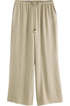 Next Palazzohose Hose mit weitem Bein im Knitterlook (1-tlg) - Verkäufer: Germany GmbH