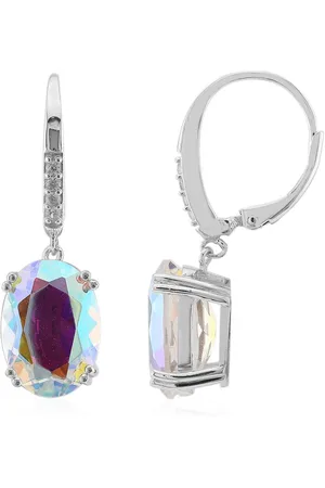 Cavill Ohrring-Set Brasilianischer Mondscheinquarz 925 Silber Ohrringe, 9ct (2-tlg) - Verkäufer: Juwelo Deutschland GmbH