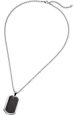 Jobo Kette mit Anhänger , Edelstahl 55 cm verkürzbar
