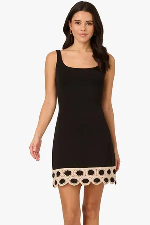 Adrianna Papell Minikleid Crochet Mini Dress Abendessen, tagsüber, Urlaub, Sommer, Anlass - Verkäufer: GoJungo GmbH