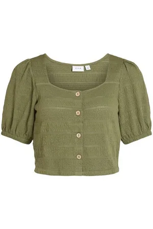 VILA Klassische Bluse VITRIVA SQUARE NECK S/S TOP - Verkäufer: Catwalk fashion
