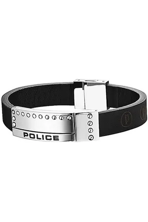 Police Armreif Herrenarmreif PJ24643BLB01-L Leder 18 cm - Verkäufer: woolloom