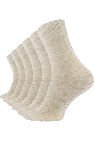 Cotton Prime® Socken (6-Paar) aus angenehmen Baumwoll-Leinengemisch Cottonprime