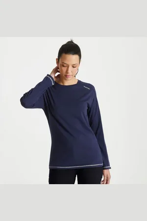 Craghoppers Kurzarmshirt - Stretch Dynamic Langarm Shirt mit Rundhals - Damen - Verkäufer: hive outdoor