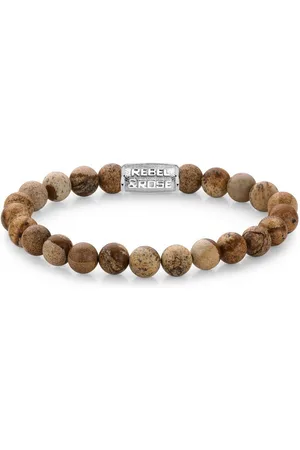 Rebel & Rose Edelstahlarmband Bead- Woodstock 8 mm - Verkäufer: uhrcenter