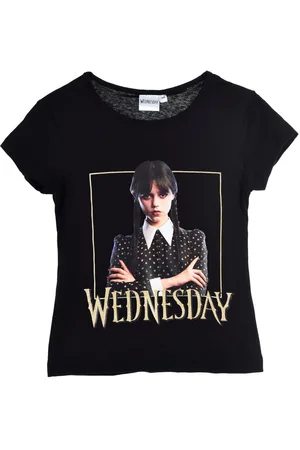 Wednesday Print-Shirt Adams Mädchen T-Shirt kurzarm Shirt 100% Baumwolle, Gr. 116 bis 152 - Verkäufer: WS-Trend