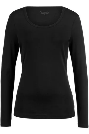 hessnatur T-Shirt Langarm aus reiner Bio-Baumwolle (1-tlg) - Verkäufer: