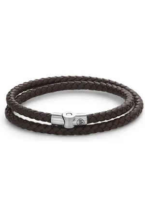 Rebel & Rose Wickelarmband Full Metal Double Round Brown - Verkäufer: uhrcenter