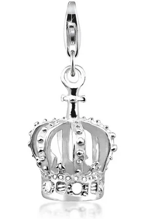Nenalina Charm-Einhänger Kronen Symbol Anhänger König Royal 925 Silber