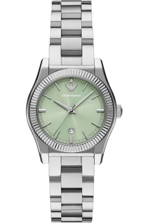 Emporio Armani Quarzuhr AR11656, Armbanduhr, Damenuhr, Edelstahlarmband, analog, Tag