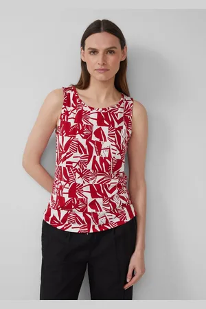 QS by s.Oliver Shirttop Top mit dekorativem Cut-out Cut Out - Verkäufer: