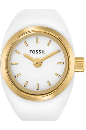 Fossil Uhrenring WATCH RING ES5412, Armbanduhr, Damenuhr, Edelstahlarmband, analog