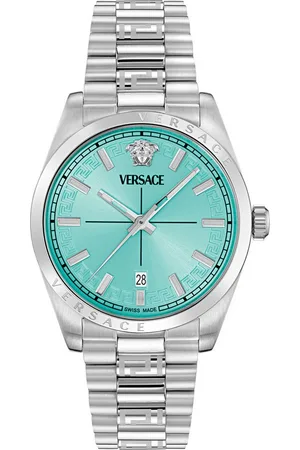VERSACE Quarzuhr MILLENYIUM GENT VE0G00225, Armbanduhr, Herrenuhr, Swiss Made, Edelstahlarmband, analog, Datum