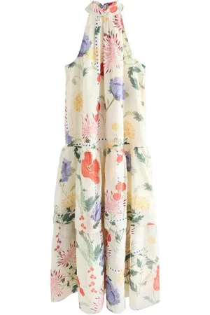 Next Maxikleid Maxi-Lagenkleid mit Neckholder und Bindedetail (1-tlg) - Verkäufer: Germany GmbH