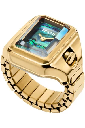 Fossil Uhrenring RAQUEL WATCH RING ES5411, Armbanduhr, Damenuhr, Edelstahlarmband, analog