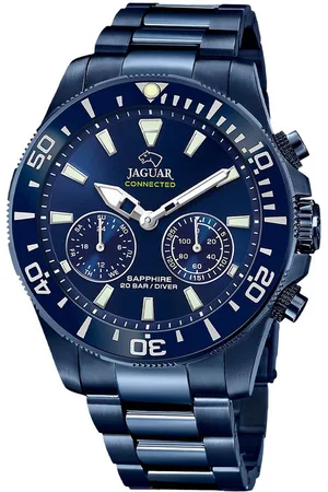 Jaguar Multifunktionsuhr Herrenuhr Edelstahl , (Multifunktionsuhr), Herren Armbanduhr rund, Edelstahlarmband - Verkäufer: Fit4Style Silberschmuck - IMPPAC